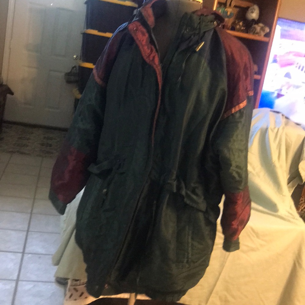 New Image Coat Jacket Shiny Puff Parachute Size 20W